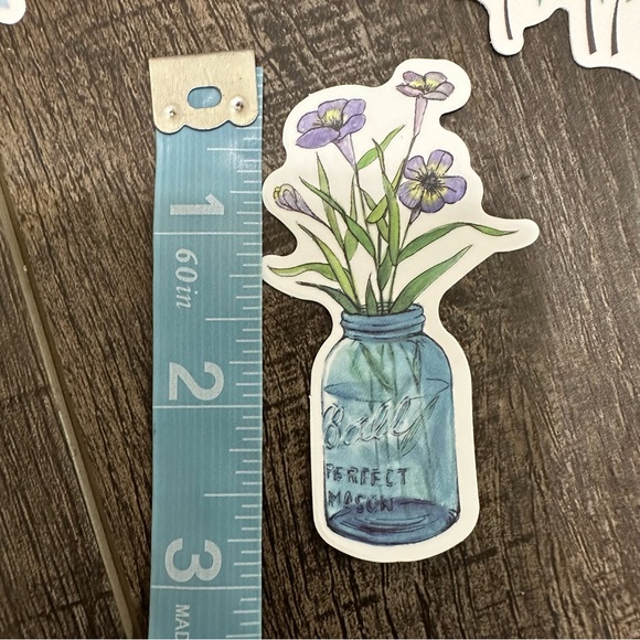 Sticker Pack Mix Spring Summer Tropical Stickers Ocean Beach Birkenstock Palms - Picture 5 of 6